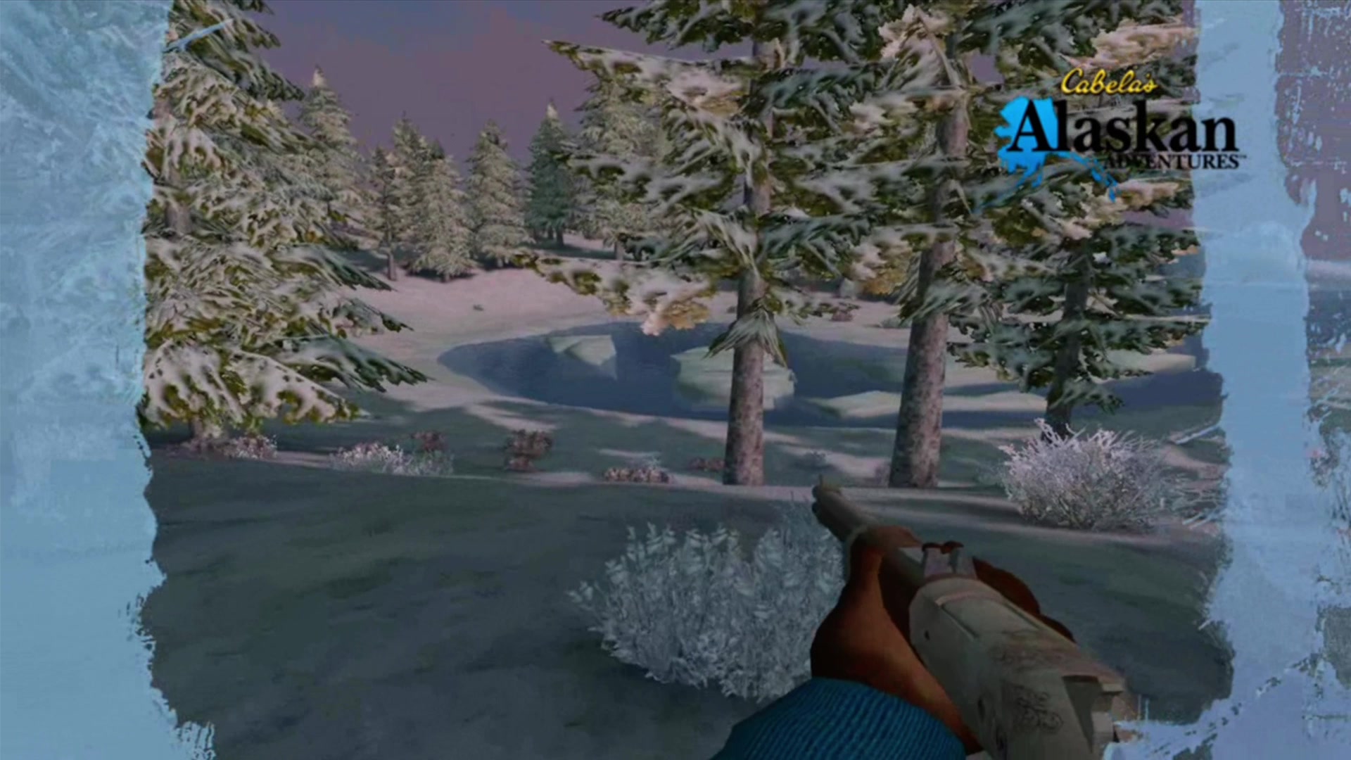 Cabela's Alaskan Adventures title screen for Xbox 360